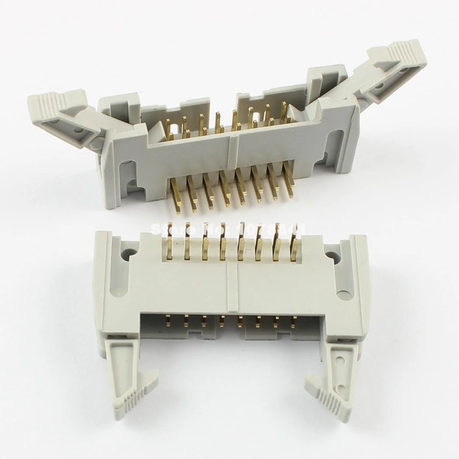 Штекерный разъем с прямым углом эжектора защелкой 100 шт. шаг 2 54 мм 2x8 Pin 16 |