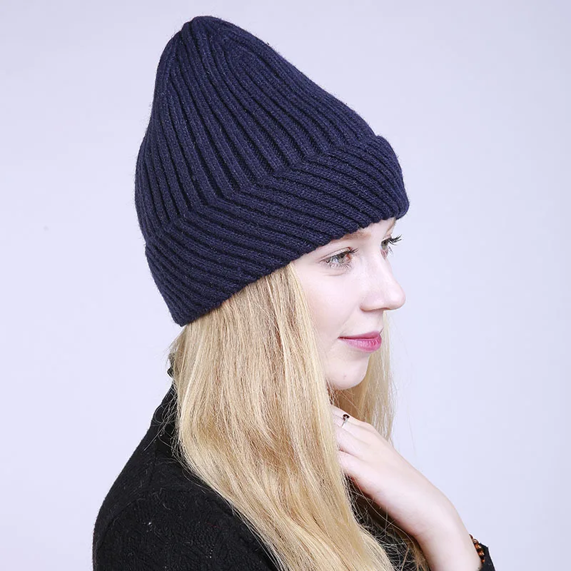 Женских Skullies шапочки Шапки зима теплая Шапки модные меховые шапки Рик и Морти известный бренд Элитный бренд кашемировый плед Лыжная маска