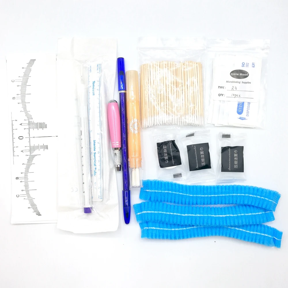 

Microblading Eyebrow Tattoo Kit Permanent Makeup Microblading Kit Tattoo Needles Microblading Tattoo Pen Eyebrow Kit Reusable