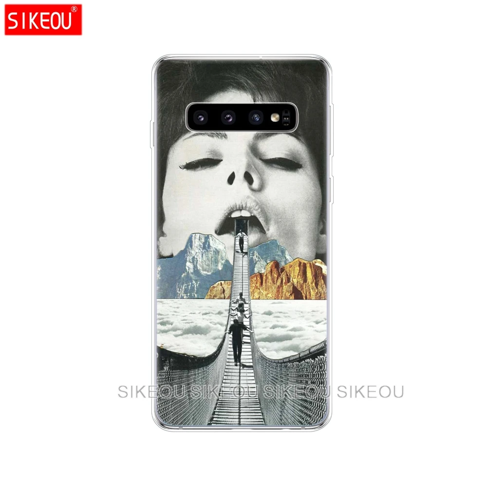 61040 Для samsung Galaxy S10 чехол S10Plus Силиконовый ТПУ чехол для телефона S10 E чехол для samsung S10 Plus G975F S 10 SM-G973F прозрачный - Цвет: 61040