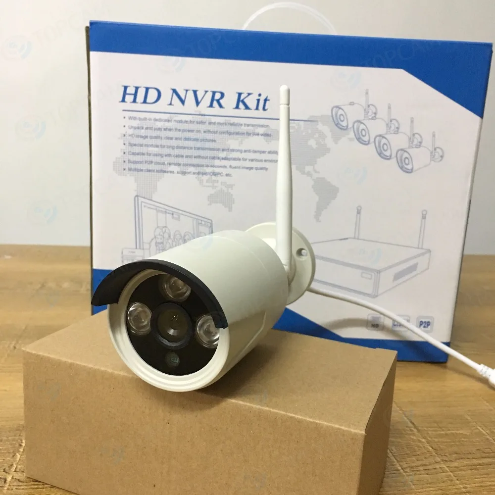 Система видеонаблюдения 960P 8ch HD Беспроводной NVR комплект наружная ИК IP-камера