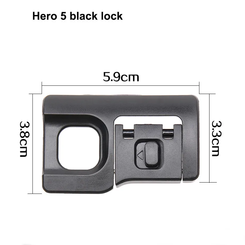 Водонепроницаемый чехол с замком для Gopro hero 6 5 Black Edition аксессуары экшн камеры