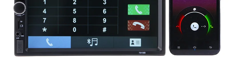 2 Din Автомобильный Радио Видео плеер 7 ''HD Bluetooth заднего вида Стерео FM MP3 MP4 MP5 Аудио USB AUX Авто Электроника Авторадио 7018B
