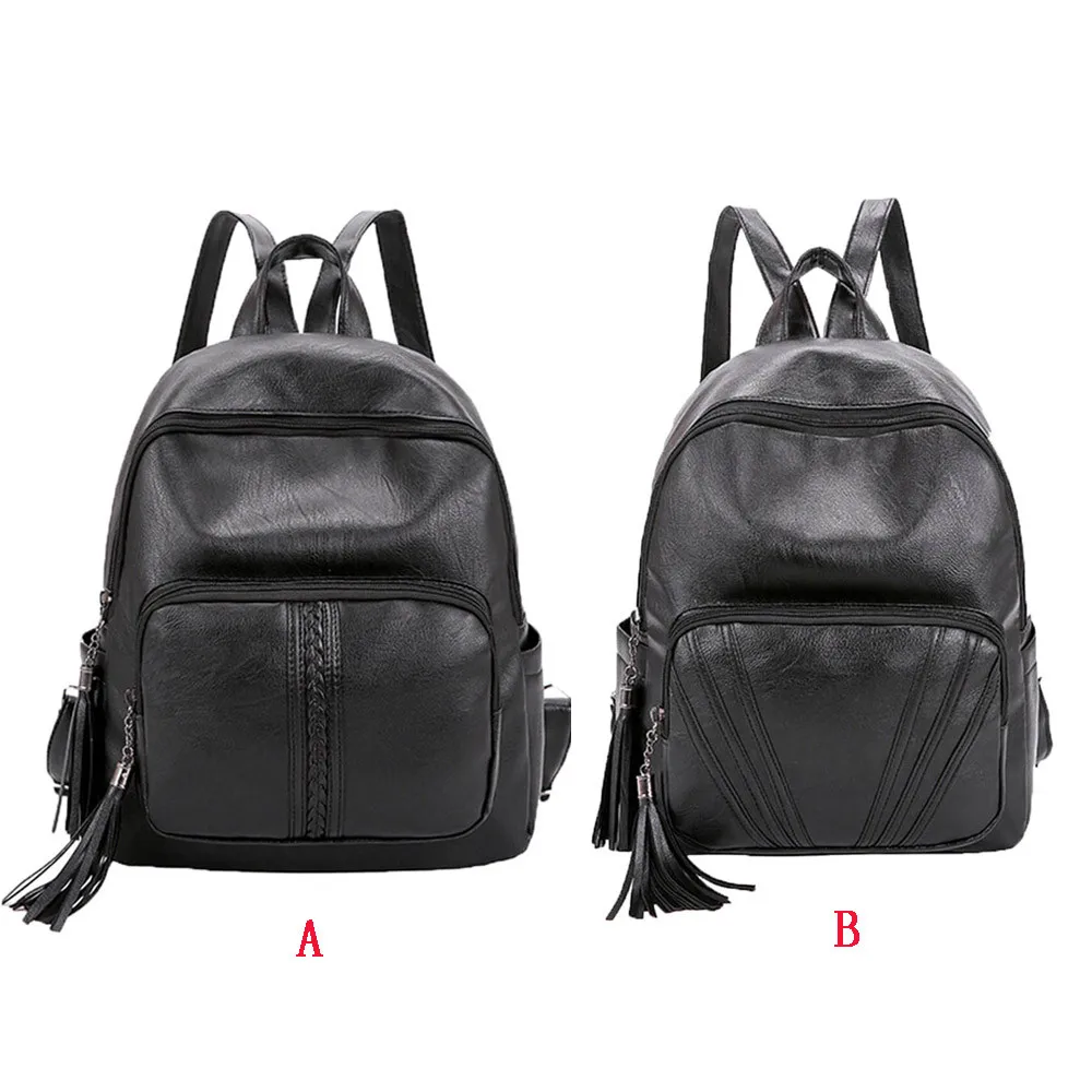 Женский рюкзак Aelicy из искусственной кожи с кисточками на молнии|mochila fashion|backpack