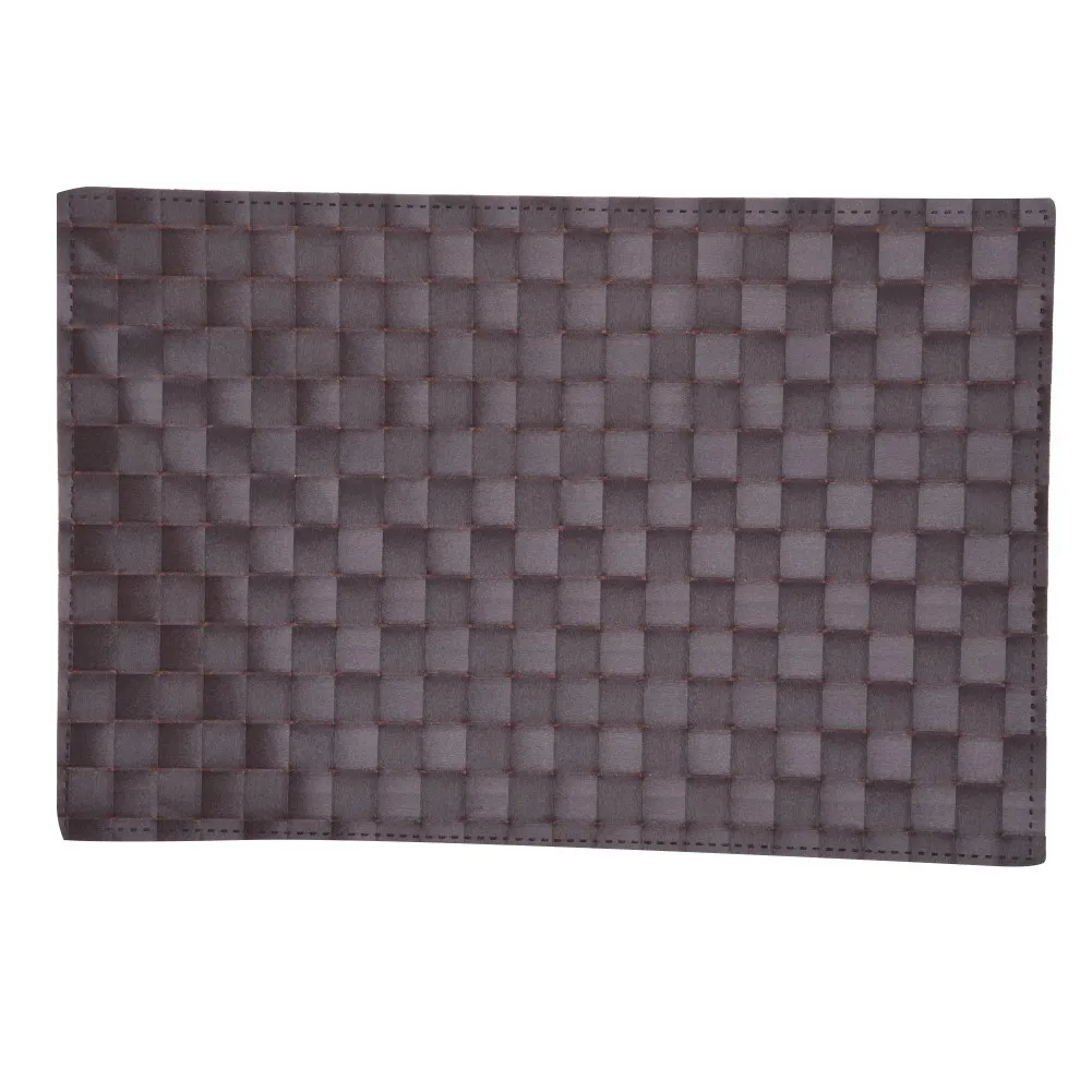 4 Color PP Placemat Dining Table Mats Set De Bowl Pad Hotel Cutlery Mat Napkin Tray Braided style Placemat|pp placemat|braided placematstray mat |
