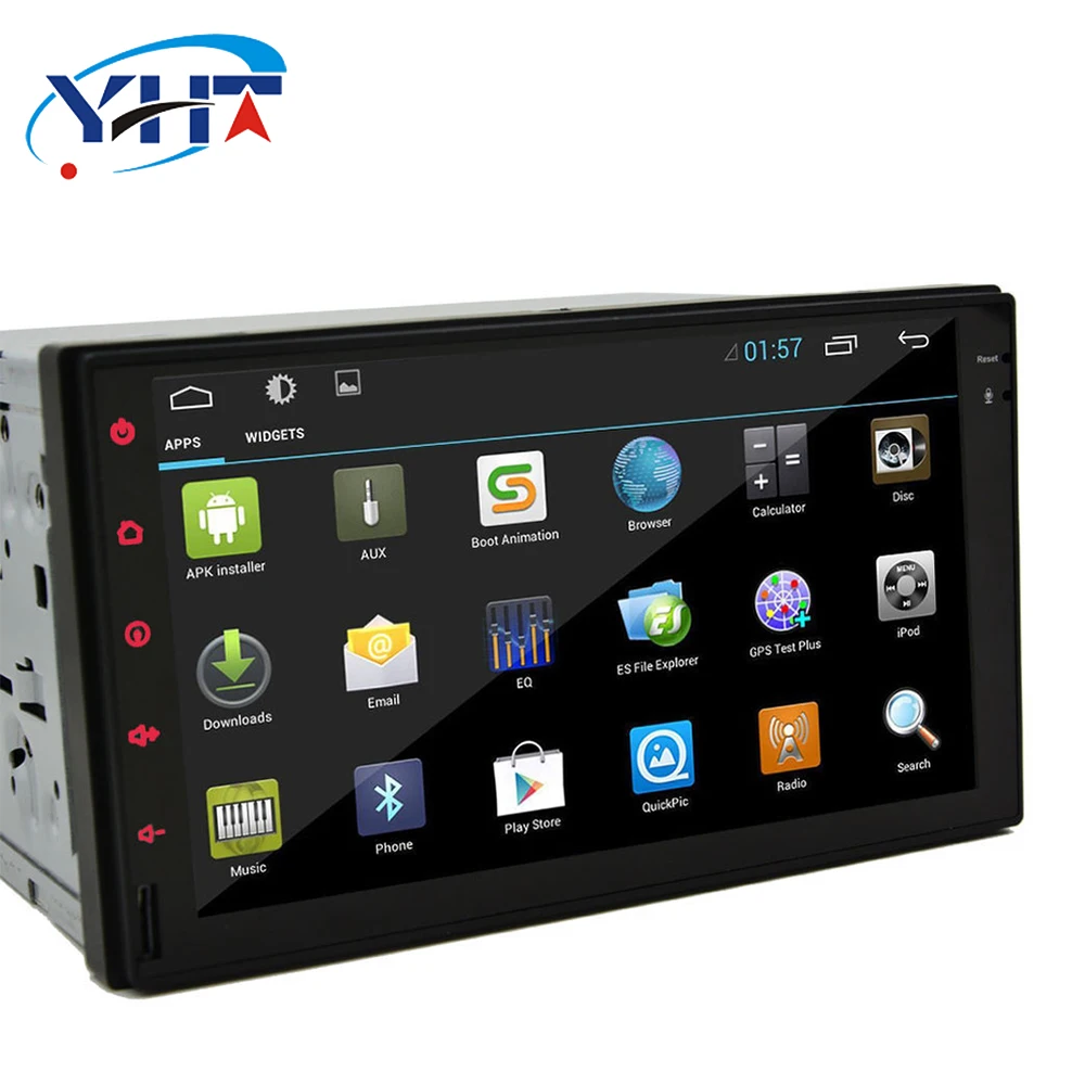 2din 7 дюймовый четырехъядерный 1 + 16G Android 8 универсальный автомобильный DVD плеер для