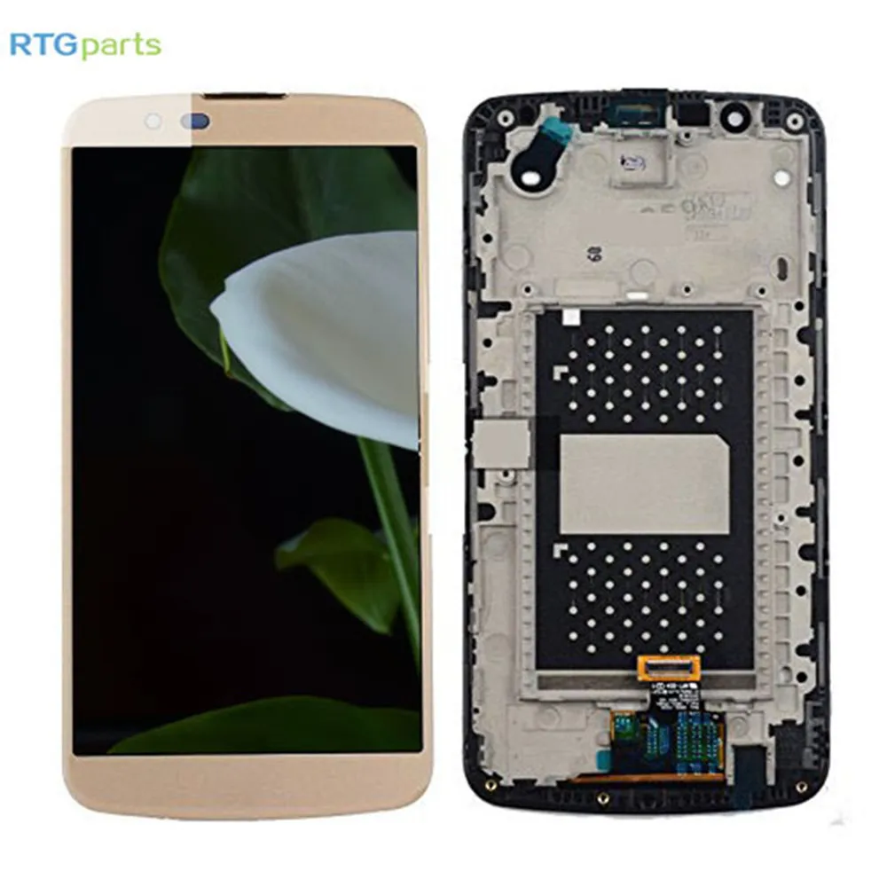 RTGparts LCD кодирующий преобразователь сенсорного экрана в сборе с рамкой для LG VS501