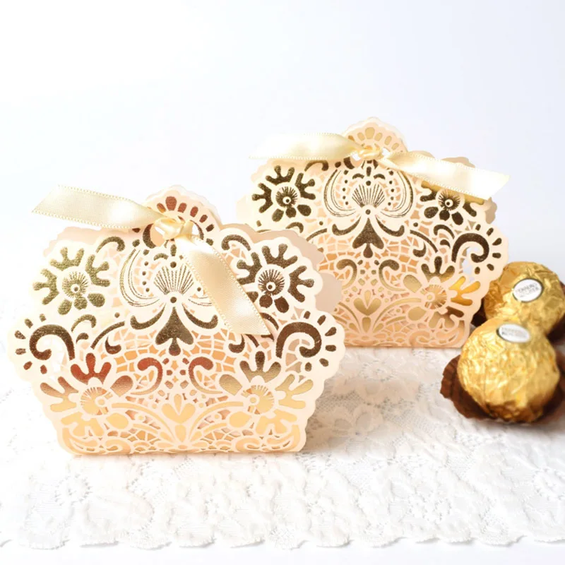 10 шт. подарочные коробки для свадебных тортов конфет цветов Подарочная коробка