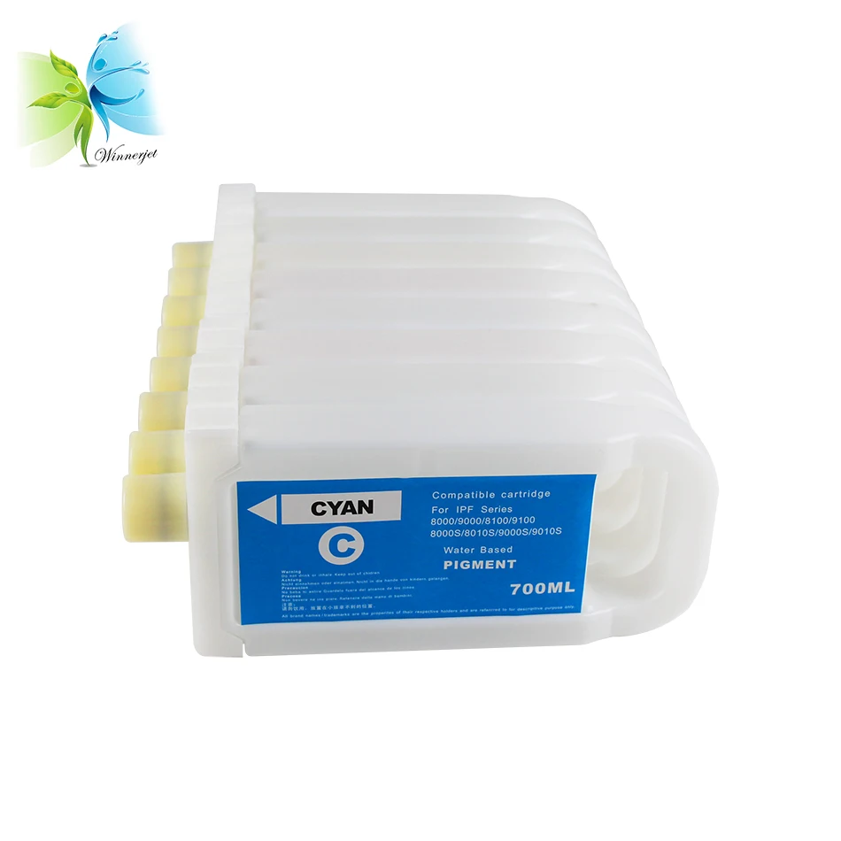 Winnerjet 8 Colors 700ml IPF 304 Empty Ink Cartridge with One Time Use Chip for Canon 8300s 8310s Printer | Компьютеры и офис
