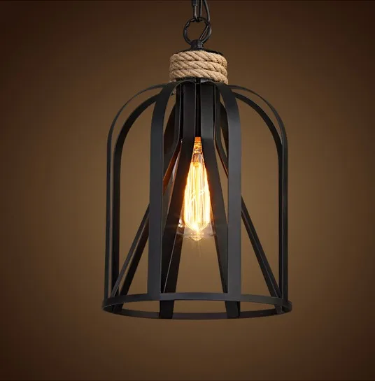 Подвесной светильник Эдисона в ретро-стиле винтажный промышленный с железной