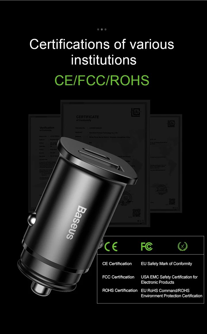 Baseus 30 Вт usb type C PD Быстрая зарядка 4,0 3,0 Автомобильное зарядное устройство для huawei Supercharge SCP зарядное устройство для мобильного телефона быстрое автомобильное зарядное устройство для телефона