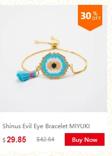 Shinus 5 шт./партия Miyuki Браслеты Женские лошадиные браслеты летние ювелирные изделия Pulseras Mujer веревка дружбы Delica бусины ручной работы