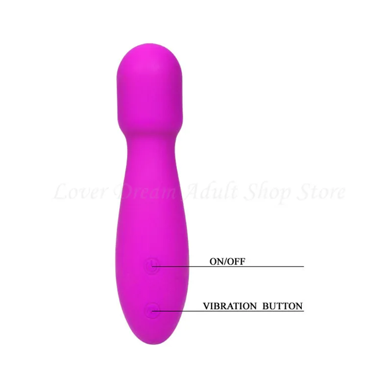 Новинка 2017 прелестная любовь перезаряжаемая 30 скоростей AV вибратор волшебная