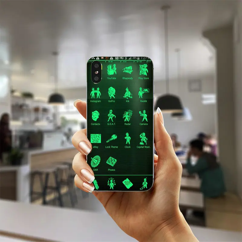 Fallout Vegas Pip Phonecases волт бой мягкие силиконовые чехлы из ТПУ для мобильных телефонов