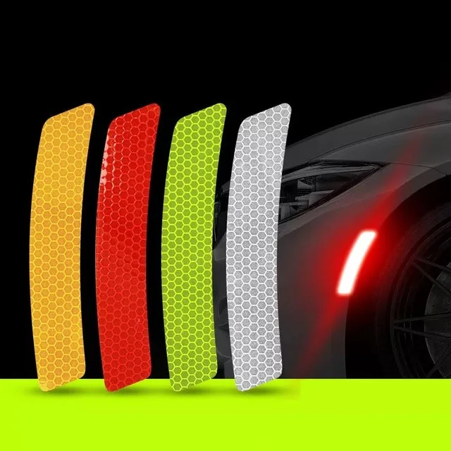 2 шт./8 шт. автомобильный обод колеса Защитная Наклейка для бровей Светоотражающая