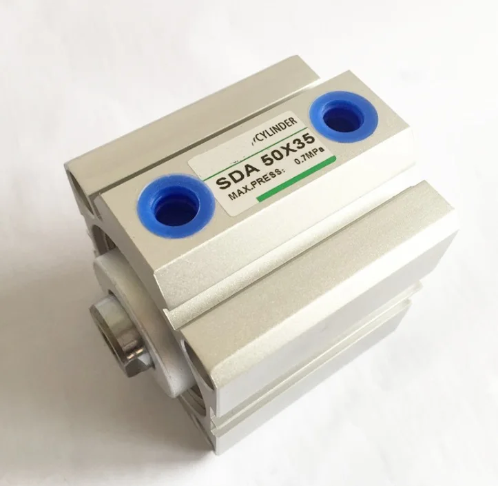 

Bore size 100mm*35mm Stroke SDA Mini Electric Double Acting Compact Pneumatic Air Cylinder