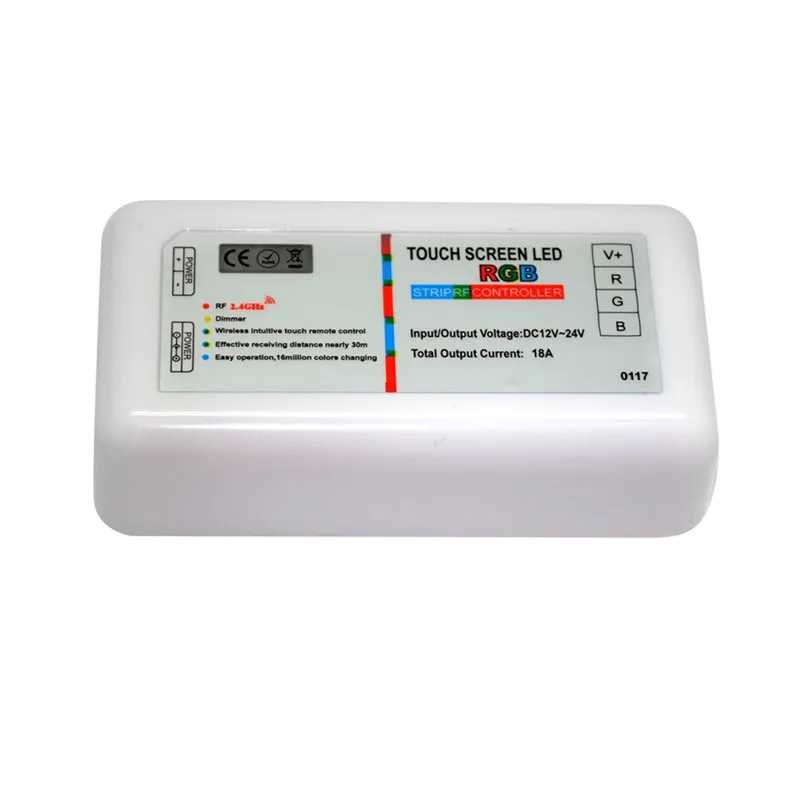 RGBW / RGB светодиодный сенсорный экран 2 4G DC12 24V 18A пульт дистанционного управления