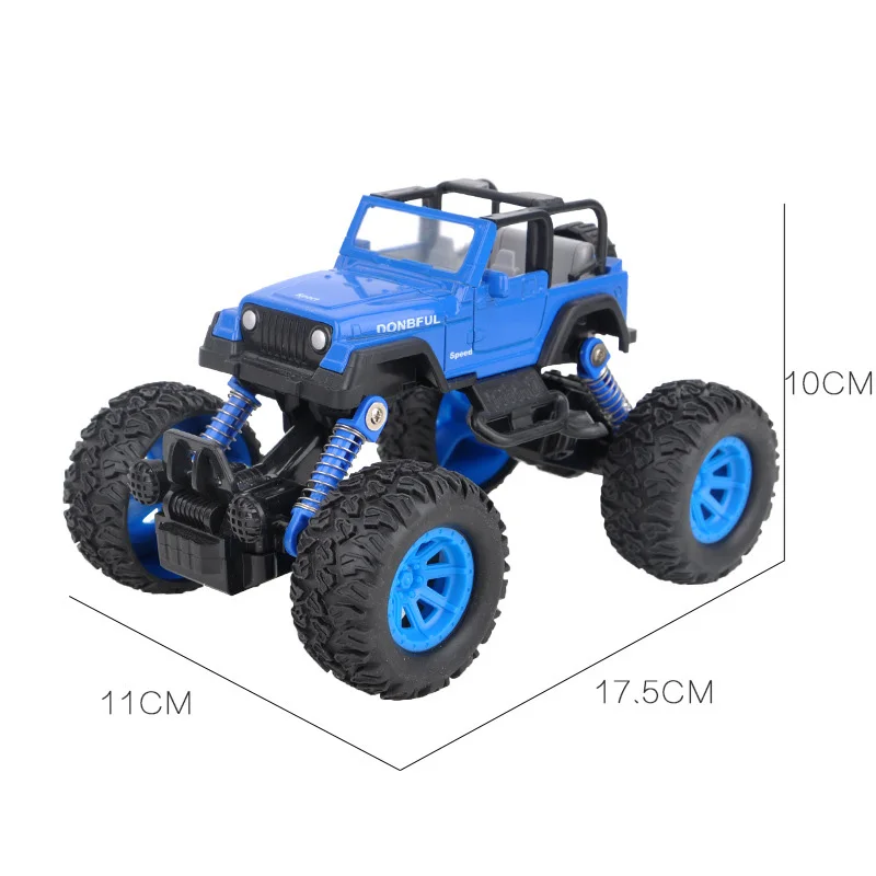 2018 New Diecast Cars Bus Pickup 1:26 4WD Alloy Big Wheels Shock Resistant Inertia School Die Cast Model Buggy Toy Car Truck | Игрушки и