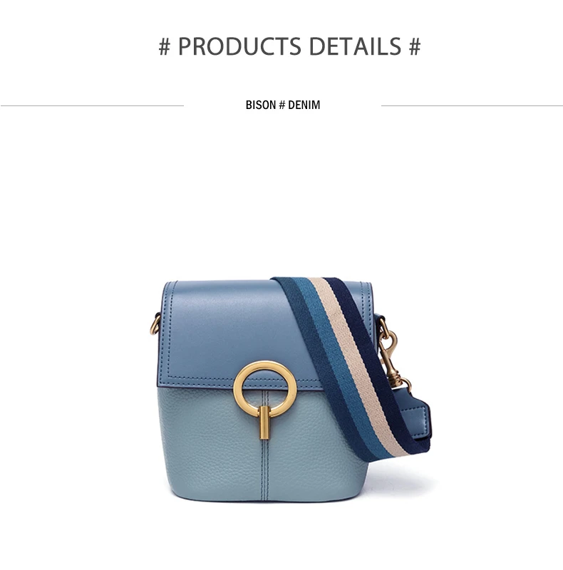 BISON DENIM, коровья кожа, роскошные сумки, женские сумки, дизайнерская Новая сумка на плечо, высокое качество, сумка через плечо для женщин, B1669