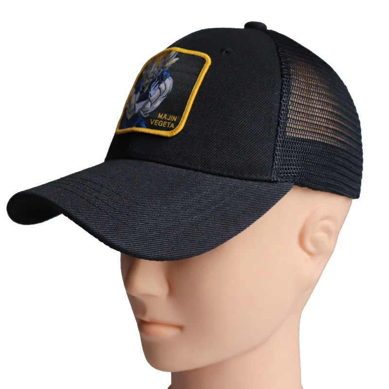 COLOR 3 Новая брендовая бейсбольная кепка Goku Dragon Ball Snapback, Высококачественная хлопковая кепка для мужчин и женщин в стиле хип-хоп, шляпа для папы, сетчатая Кепка, Прямая поставка - Цвет: COLOR 3