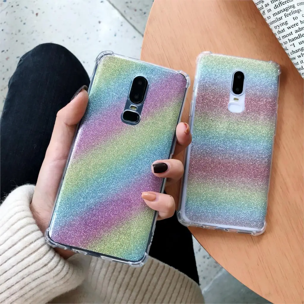 Чехол для телефона из ТПУ Rainbow 2 в 1 OnePlus 6 6T 5T 5 Sony XA XA2 Ultra LG G6 G7 Q6 V10 V20 V30 Meizu M3 M5 Note M5S M5C