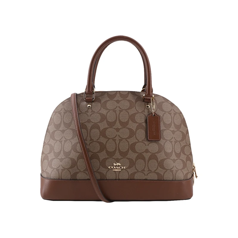 Подлинная оригинальная и фирменная Новинка COACH Sierra Фирменная купольная сумка женская сумка кошелек сумка F27584 - Цвет: F27584IME74