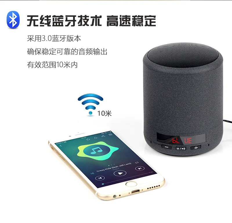 Портативные беспроводные bluetooth-колонки, Многофункциональные Интеллектуальные движения bluetooth-колонки, наружные bluetooth-стереоколонки