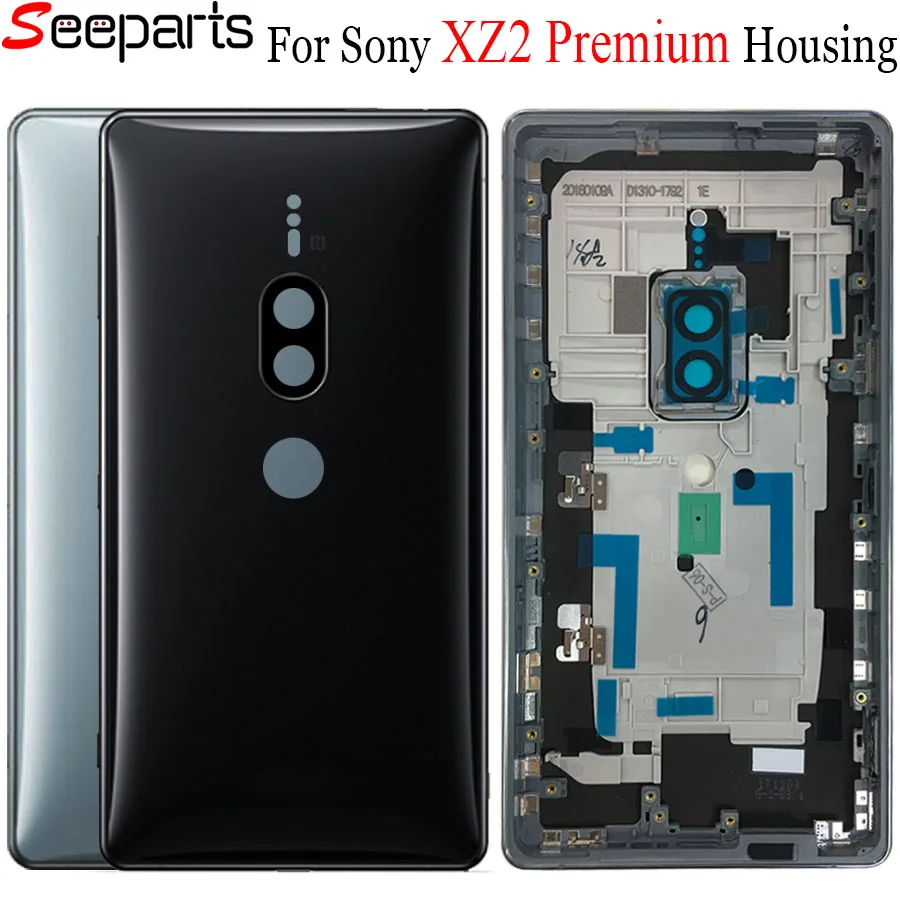 Оригинальный металлический чехол 5 8 дюйма для Sony Xperia XZ2 Premium Dual H8166 задняя крышка