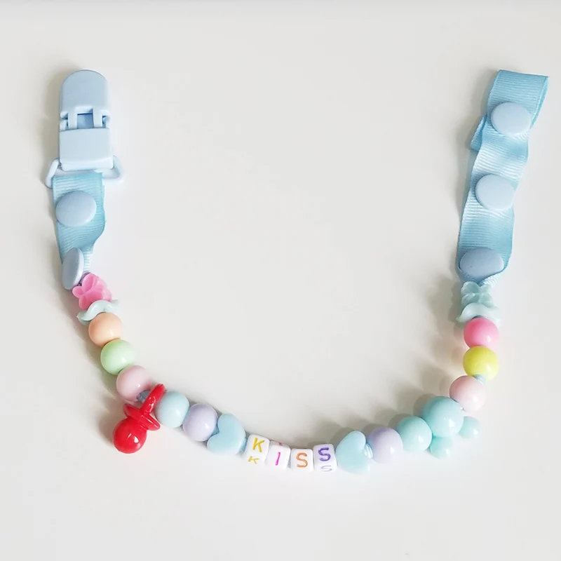 Baby Pacifier Clip Chain New Boys Girls Clips Newborn Dummy Holder Nipple Feeding W0002 | Мать и ребенок