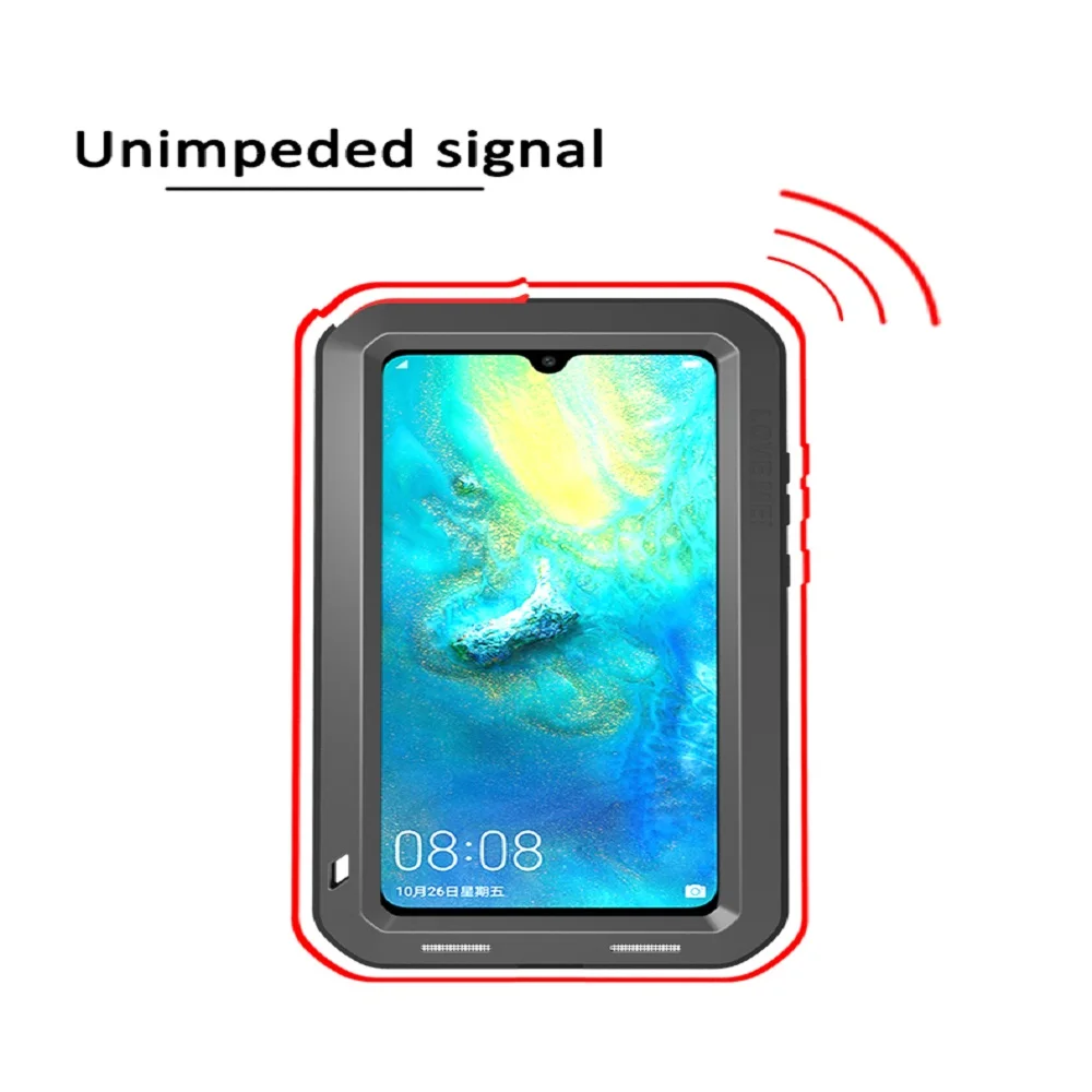 Чехол для Huawei Mate 20 10 9 Pro lite алюминиевый металлический чехол Gorilla Glass улицы