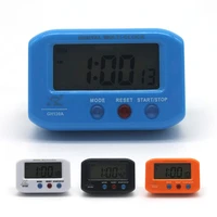 automotive electronic stopwatch lcd clock portable pocket sized digital electronic travel alarm clock with snooze backlight