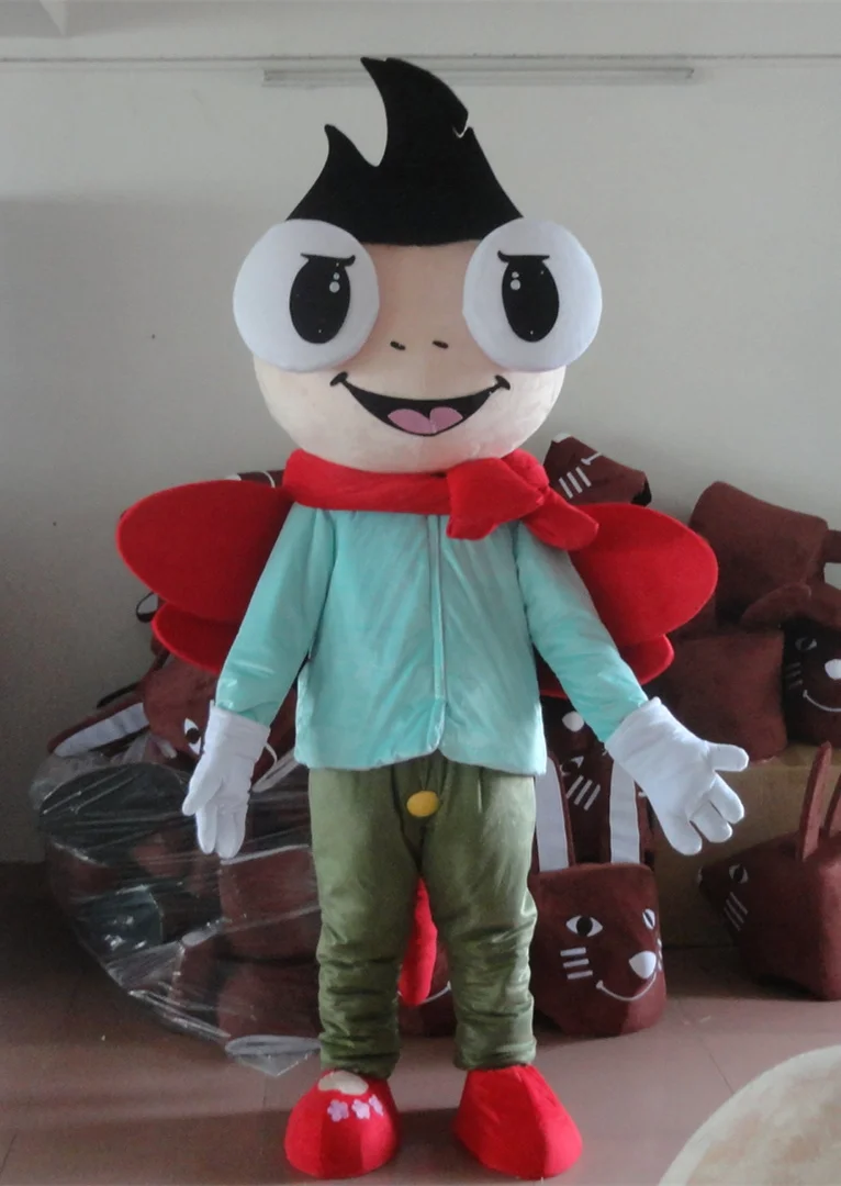 

free shipping red dragonfly male mascot costume free shipping for Halloween party costumes