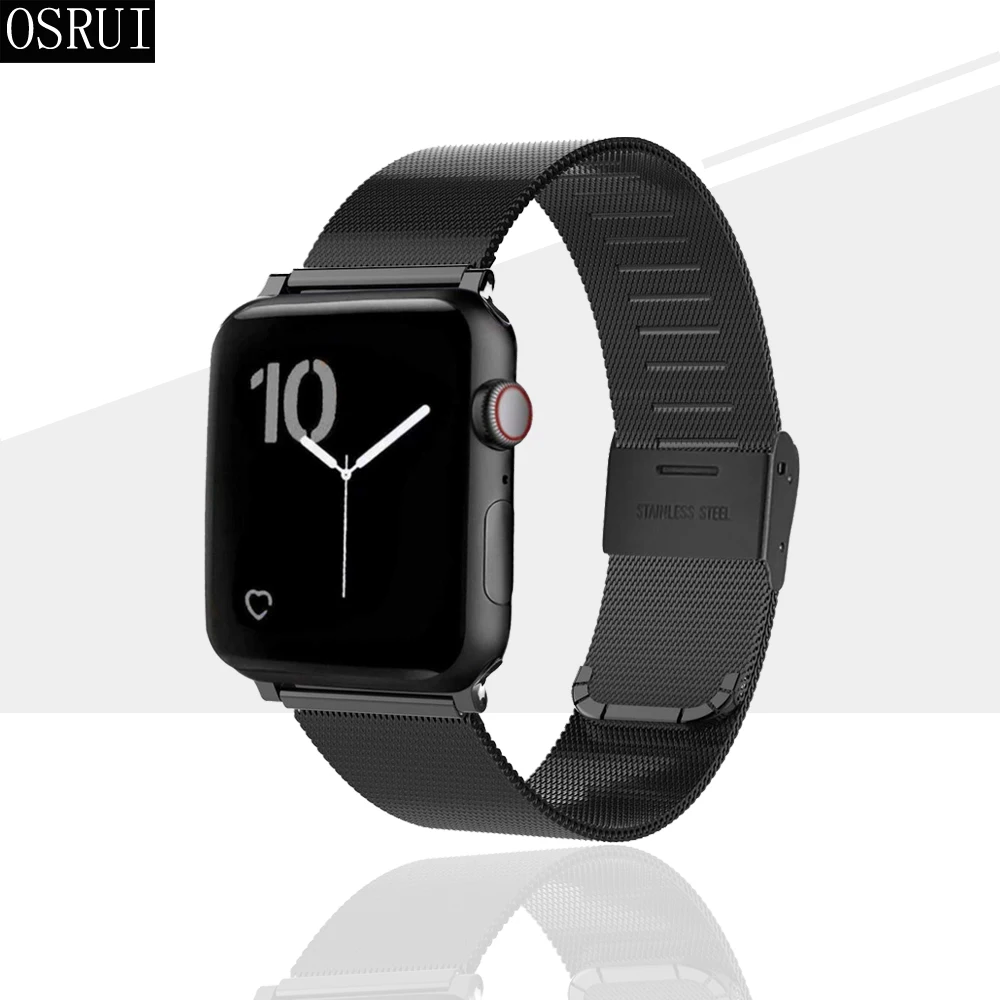 Ремешок для apple watch band 42 мм 38 correa iwatch 3 2 44 40 Миланская петля браслет pulseira 4