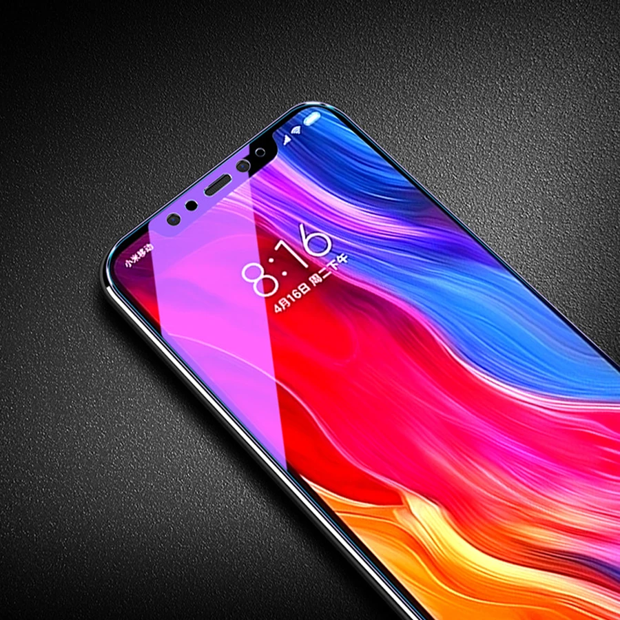 Для Xiaomi mi 6 8 9 для Red mi Note 7 Pro K20 F1 анти Blu-Ray анти-Фиолетовый УФ закаленный стеклянный экран Защитная пленка для телефона