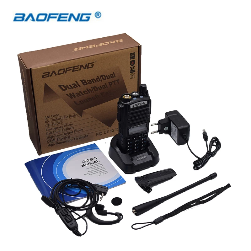 2 шт. UV 82 Baofeng HAM CB радио рация Двухдиапазонная PTT Way UV82 портативный