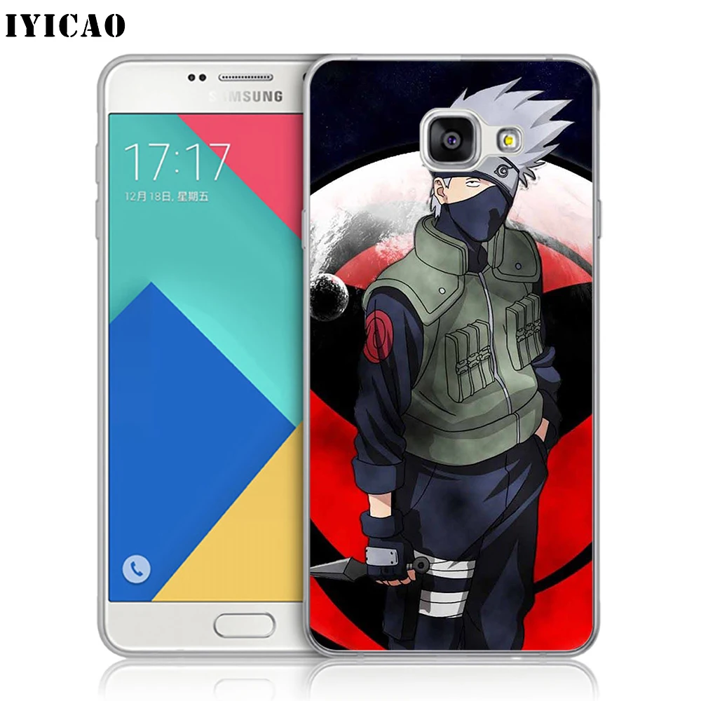 IYICAO Naruto Kakashi Guy Мягкий силиконовый чехол для телефона Samsung A10 A30 A40 A50 A70 M10 M20 M30 TPU |
