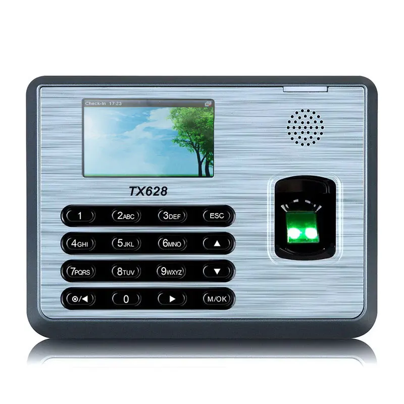 ZKTime 5 0 система посещаемости отпечатков пальцев TX 628 биометрическая считывания
