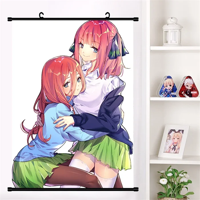 Японское аниме Go-Toubun no Hanayome Nakano Nino настенный свиток Фреска плакат мультфильм настенные подвесные плакаты коллекция домашнего декора искусство - Цвет: I