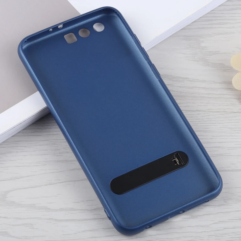 Тонкий чехол TOTUDESIGN из углеродного волокна и ТПУ для Huawei Honor 9 с держателем |
