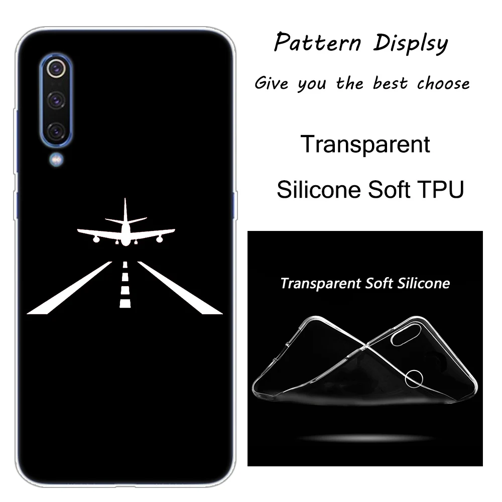 Самолет fly узорчатый чехол для Xiaomi Pocophone F1 9T 9 9SE 8 A2 Lite A1 A2 Mix3 Redmi K20 7A Note 4 4X5 6 7 Pro S2