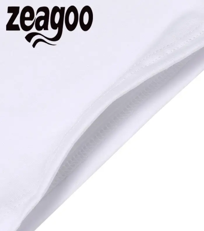 Zeagoo Повседневное Для женщин с круглым вырезом короткий рукав Футболка пейзаж |
