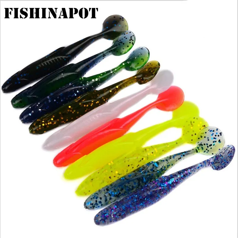 FISHINAPOT 1 шт. 5g/11 см воблеры Мягкая приманка червь Сатурна свимбейты силиконовая для