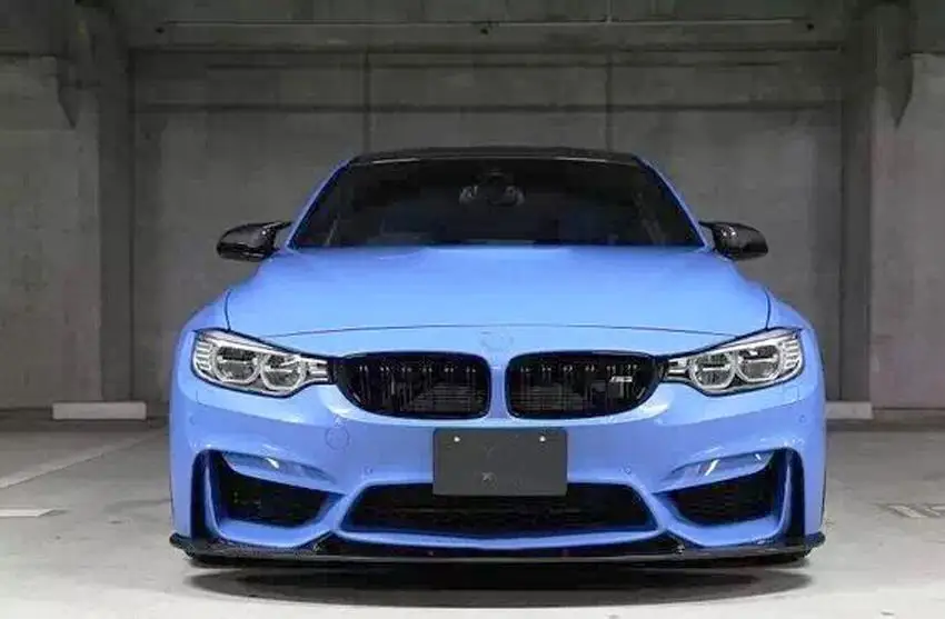 Для F80 F82 F83 Стайлинг из углеродного волокна передняя губа ДЛЯ BMW M3 M4 машина для