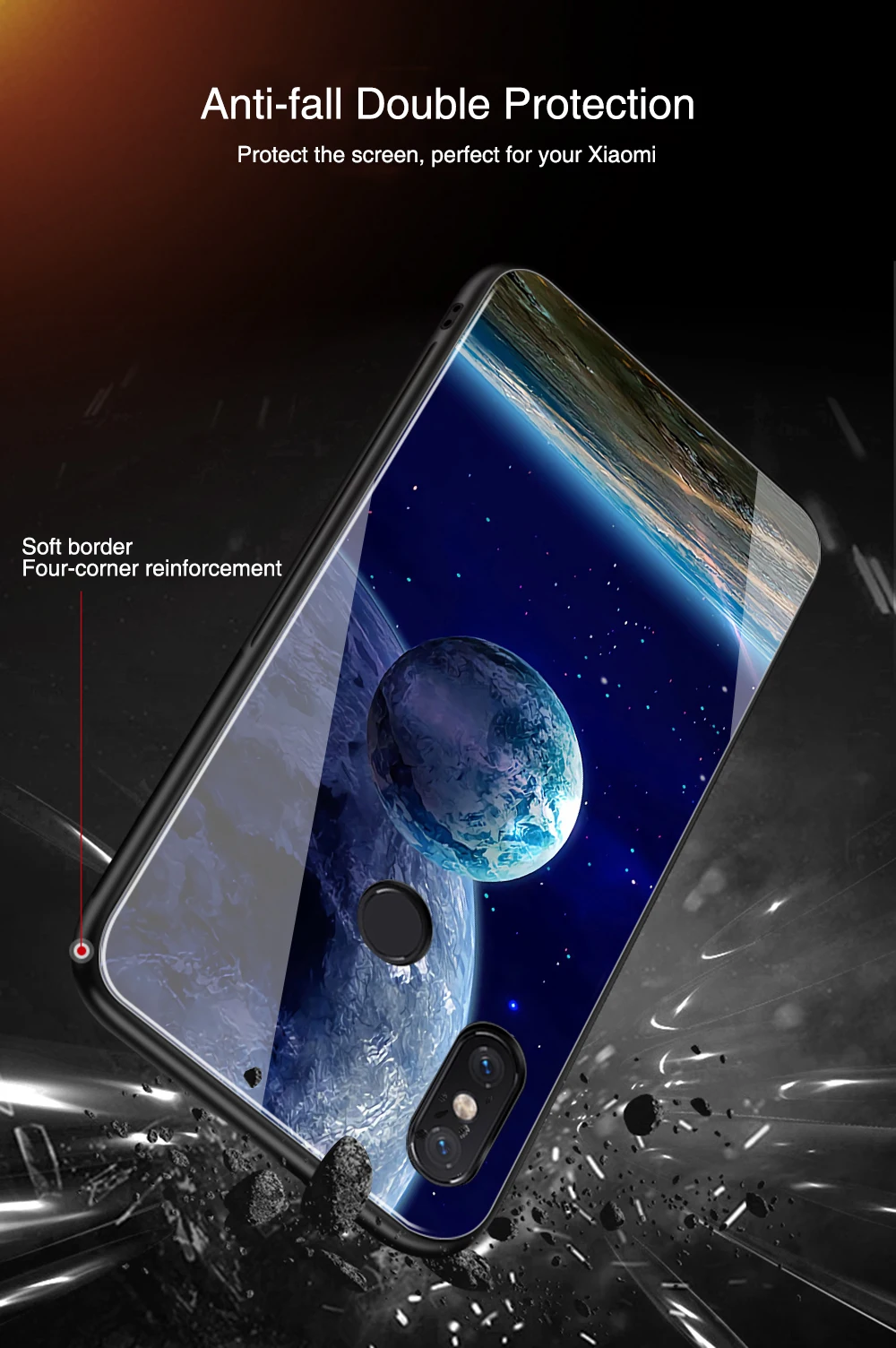 Чехол FinderCase для Xiao mi 8, чехол для Galaxy Space, жесткая Задняя стеклянная крышка для телефона mi x 2 2 s, чехол Xiaomi mi 8 9 SE lite Max 3