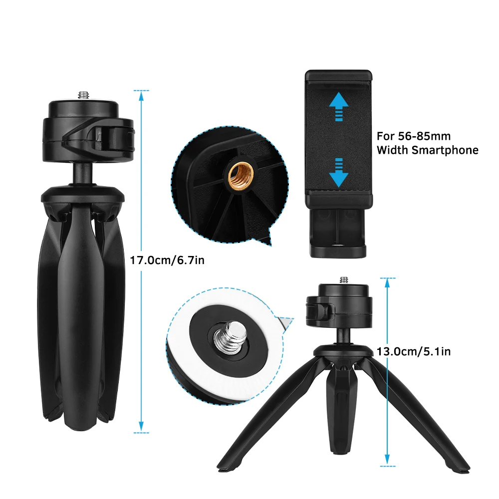 Портативный Настольный складной мини штатив для живой камеры аксессуары