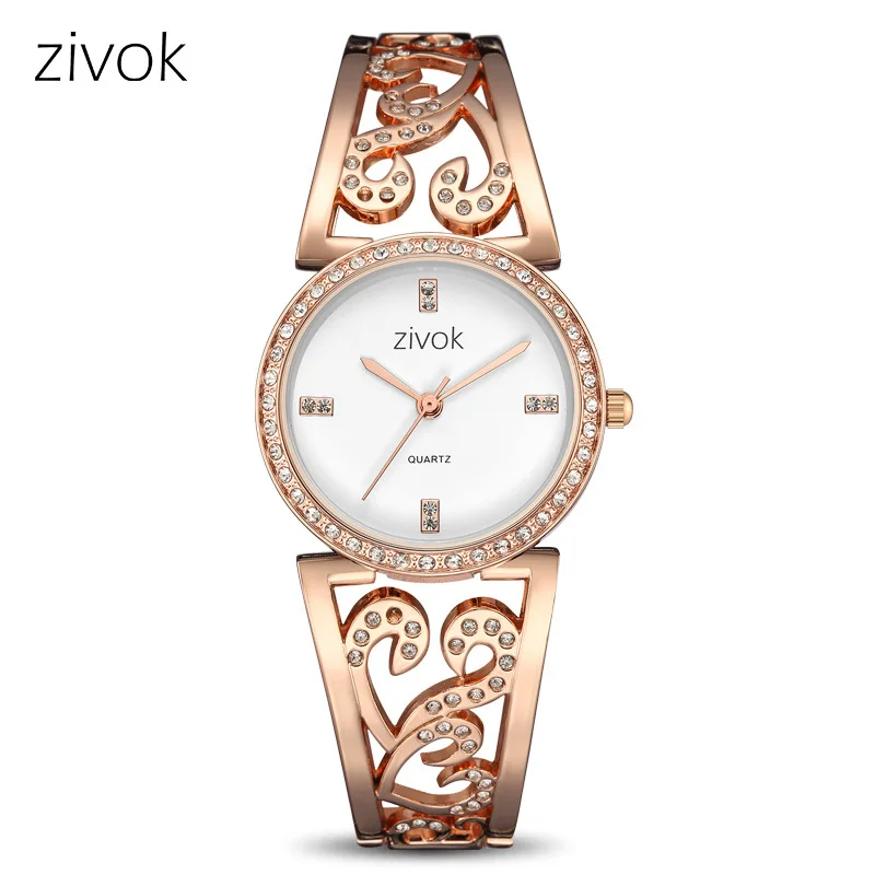 Zivok роскошные Брендовые женские часы Relogio Feminino креативные модные браслет для