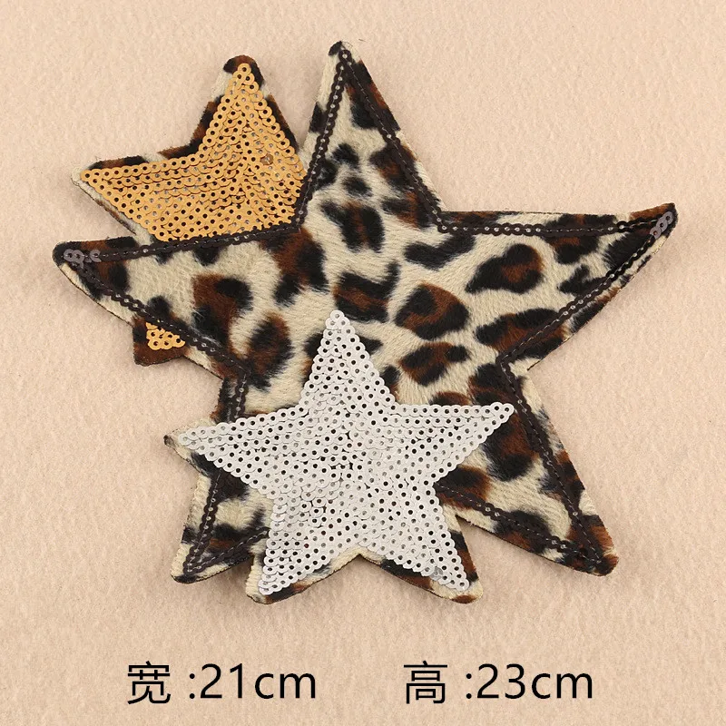 Модный детский костюм леопардовой расцветки Коллекция аппликации с заплаты