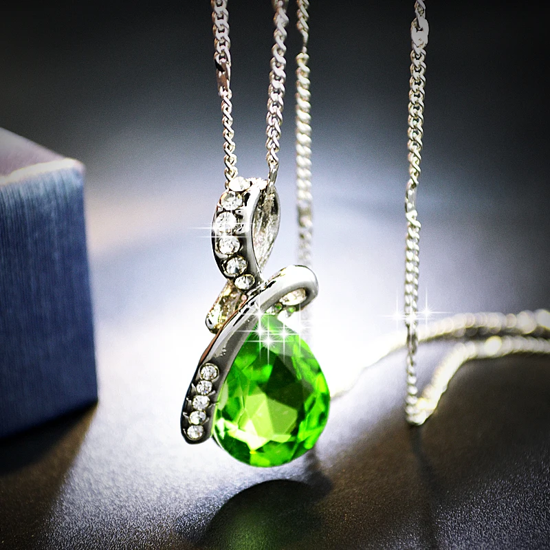 Ожерелья и подвески в форме капли воды ювелирные изделия из золота серебра