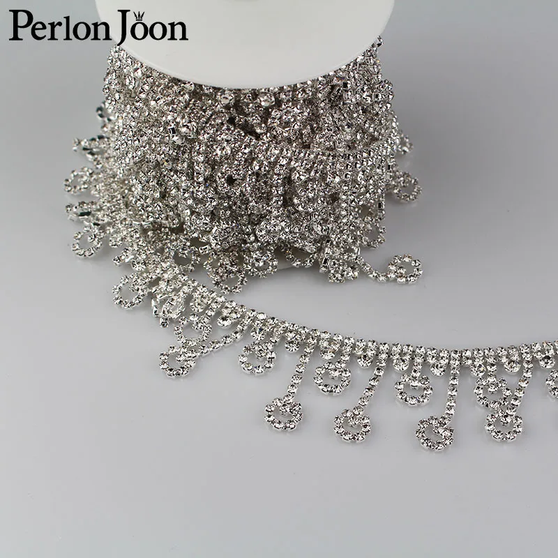 Металлическая цепочка для платьев сумок обуви аксессуаров 1 ярд|5 yard|rhinestone chaincrystal