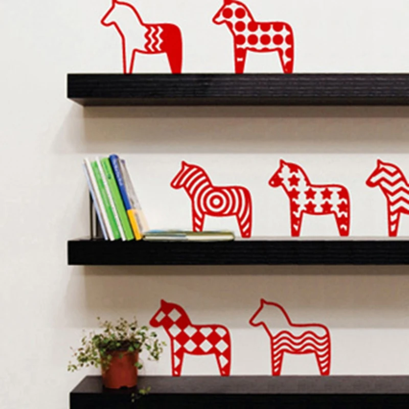 12 шт./компл. Классическая сказочная настенная наклейка Мультяшные виниловые